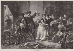 Ik Bid u Haar de Engelse Les van de Witte Bessen te Leren door Robert Alexander Hillingford