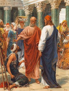 "In de naam van Jezus Christus van Nazareth, sta op en loop" door Robert Ambrose Dudley