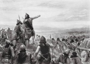 De Overval van Shamshi-Adad III naar de Kust van "de Grote Zee" door Robert Ambrose Dudley