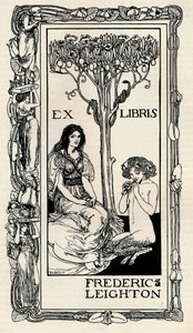 Een boekplaat, 1894 door Robert Anning Bell