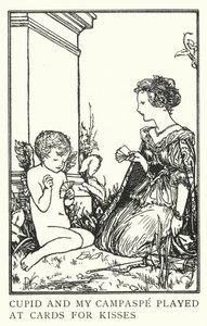 Cupid en mijn Campaspe speelden kaarten voor kussen door Robert Anning Bell