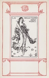 Illustratie voor Gedichten van John Keats: La Belle Dame Sans Merci door Robert Anning Bell