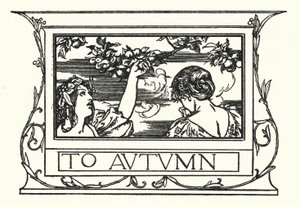 Illustratie voor Gedichten van John Keats: Aan de Herfst
