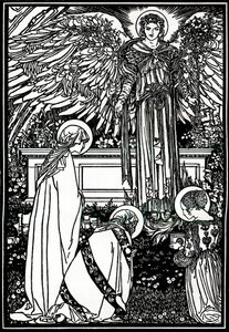 Illustratie voor Het Altaarboek, 1892, 1897 door Robert Anning Bell