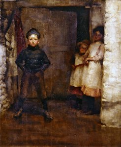 In de deuropening door Robert Anning Bell