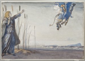 De Lelie en de Leeuw door Robert Anning Bell