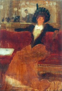 In het café door Robert Atkinson