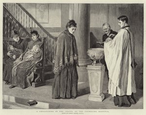 Een Doop in de Kapel van het Weeshuis