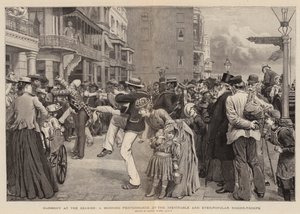 Harmonie aan de Kust, een Ochtendvoorstelling door de Onvermijdelijke en Altijd Populaire Nigger-Troupe