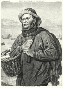 De Visser (gravure) door Robert Barnes