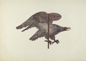 Vliegende adelaar weerhaan door Robert Barton