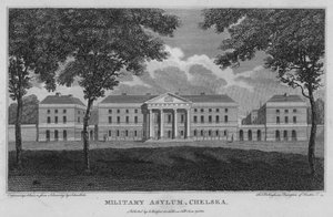 Militair Asiel, Chelsea door Robert Blemell (after) Schnebbelie