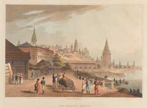 Het Kremlin, Moskou door Robert Bowyer