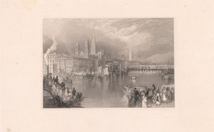 Rouen, kijkend op de rivier