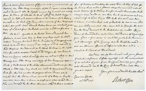 Brief van Robert Clive aan Thomas Pelham-Holles, 23 februari 1757 door Robert Clive