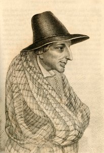 William Stevenson, een beruchte bedelaar die stierf met £900, 1821 door Robert Cooper