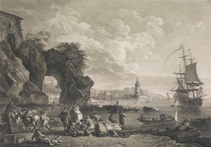 Vue de Pausilype bij Napels, 1785