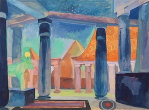 Toneelontwerp voor Cleopatra, c.1918 door Robert Delaunay