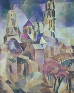 De Torens van Laon door Robert Delaunay