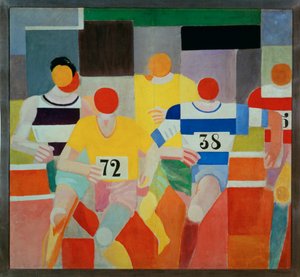 De lopers door Robert Delaunay
