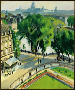Uitzicht op de Quai du Louvre