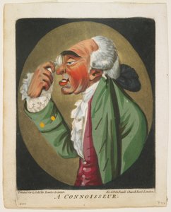 Een Kenner, uit Een Boek van Hoofden, 1795 door Robert Dighton