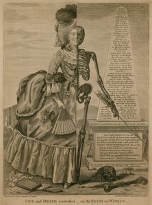 Leven en dood vergeleken - of Een essay over vrouwen door Robert Dighton