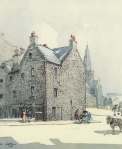 Glasgow: Provands Lordship (kleurenlitho) door Robert Eadie