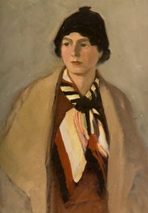 Portret van de vrouw van de kunstenaar