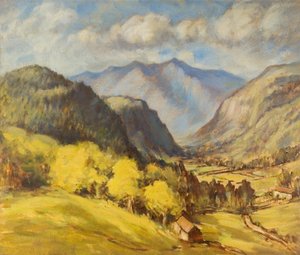 Valleilandschap door Robert Ernest McEune