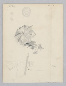 Kunstenaar aan het Schetsen door Robert Frederick Blum