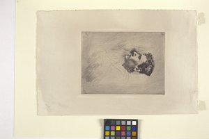Profielportret van een man door Robert Frederick Blum
