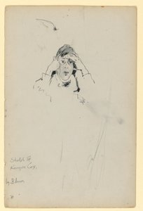 Schets van Kenyon Cox door Robert Frederick Blum