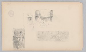 Straatscène door Robert Frederick Blum