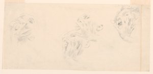 Studie voor een groep, “Vintage Festival,” Mendelssohn Glee Club, New York, NY door Robert Frederick Blum