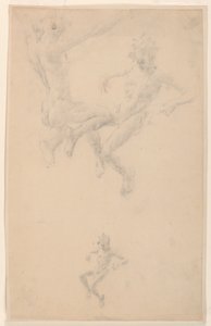 Studie voor een groep, "Vintage Festival," Mendelssohn Glee Club, New York, NY door Robert Frederick Blum