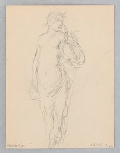 Studie voor een staande vrouw, "Moods to Music," Mendelssohn Glee Club, New York, NY
