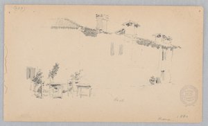 Uitzicht op Rome, Italië door Robert Frederick Blum
