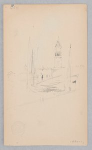 Uitzicht op Venetië, Italië door Robert Frederick Blum