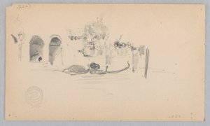 Gezicht op Venetië, Italië