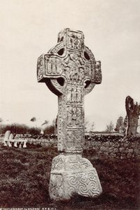 Het Noordelijke Hoge Kruis bij Castledermot, Co. Kildare, Ierland door Robert French