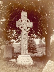 Het Zuidelijke Hoge Kruis bij Castledermot, Co. Kildare, Ierland door Robert French