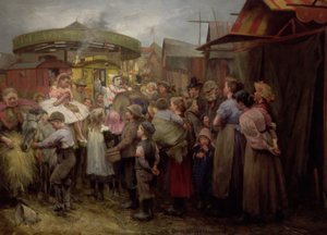 Het Dorpscarnaval Hi! Hi! Hi! 1890s door Robert Gemmell Hutchison