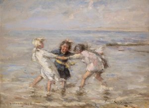 Een pretje in de zee door Robert Gemmell Hutchison