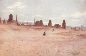 Een Stoffige Dag bij de Graven van de Khalifs, ca. 1880, 1904
