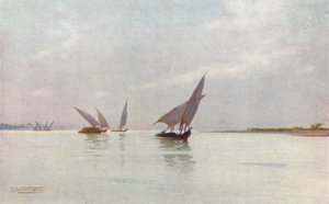 Een zilveren dag aan de Nijl, c1880