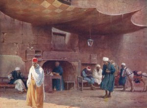 Een Arabisch café, Caïro, ca. 1880, 1904