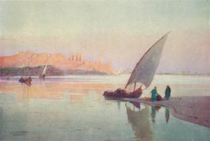 Kom Ombos, ca. 1880, 1904 door Robert George Talbot Kelly