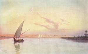 Tel-El-Amarna, aan de Bovenkant, ca. 1880, 1904 door Robert George Talbot Kelly