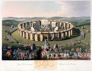 Groot Conventioneel Festival van de Britten, 1815 door Robert Havell